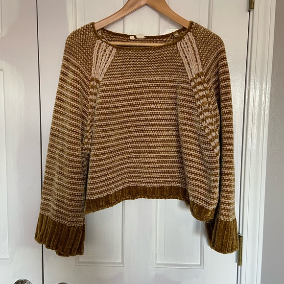 Anthropologie Moth Chenille Soft Knit Oversized Sweater - Picture 2 of 8